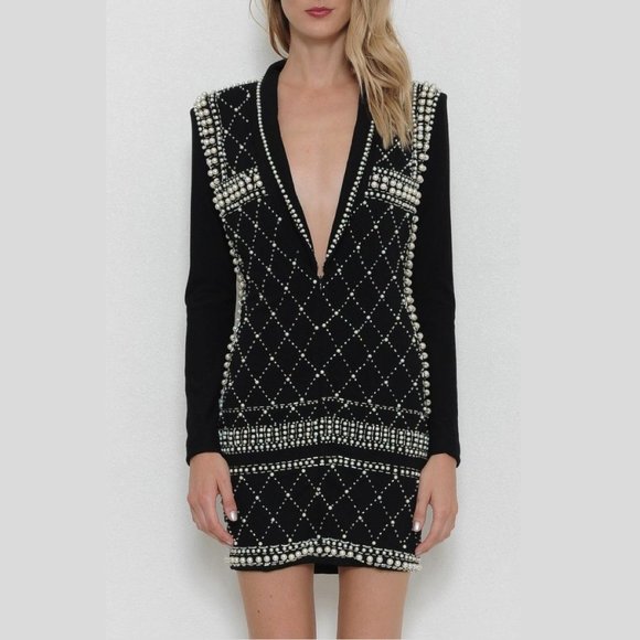 L'ATISTE Dresses & Skirts - Pearl Tuxedo Dress